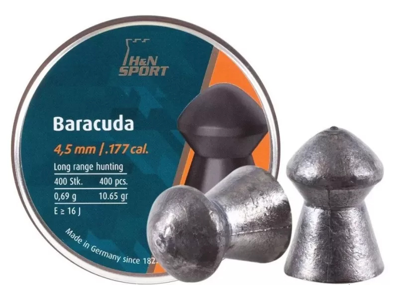 Пули (H&N) Baracuda 4.5 мм (0.69 г., 400 шт.)