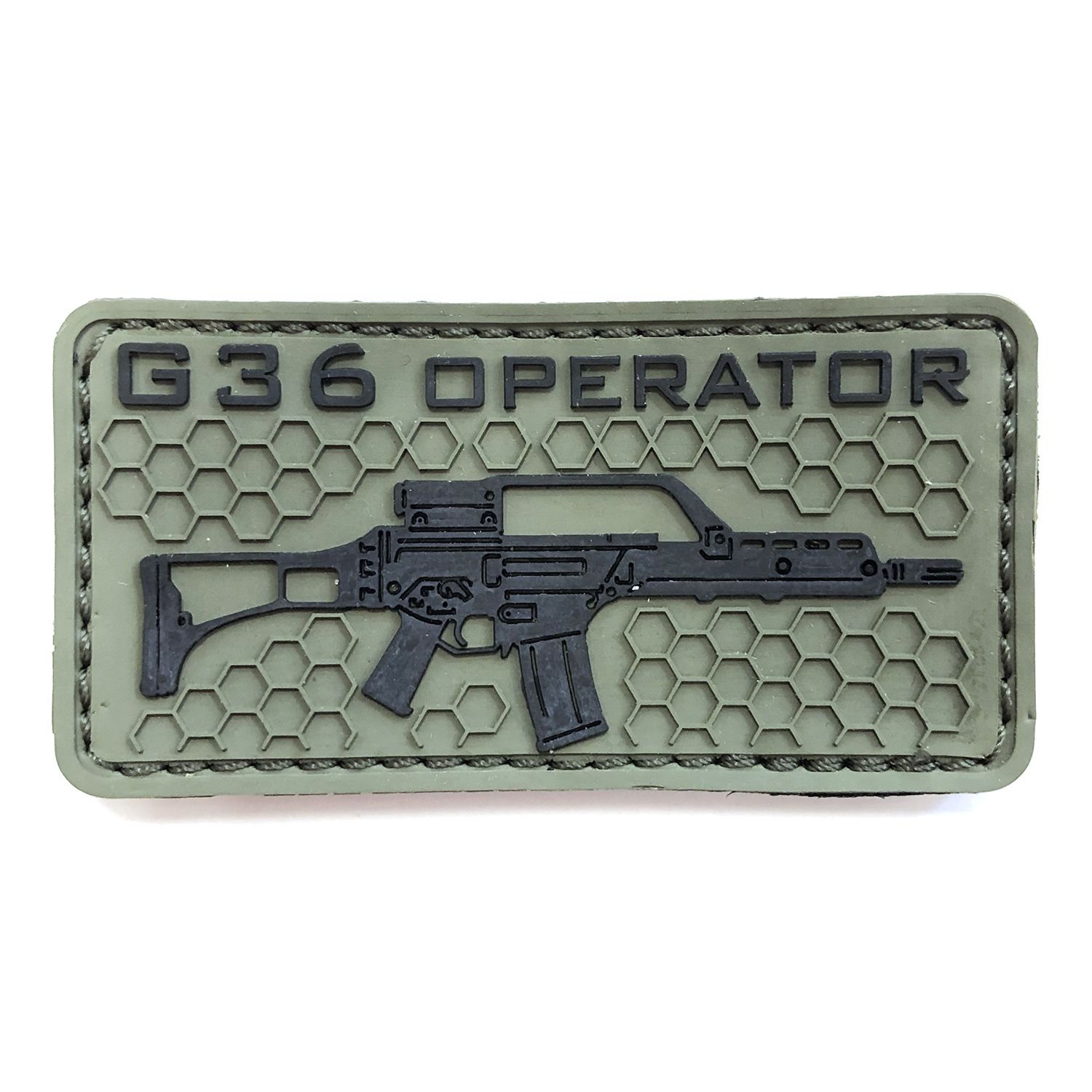 Нашивка G36 OPERATOR (ПВХPVC, 80х40, Олива)