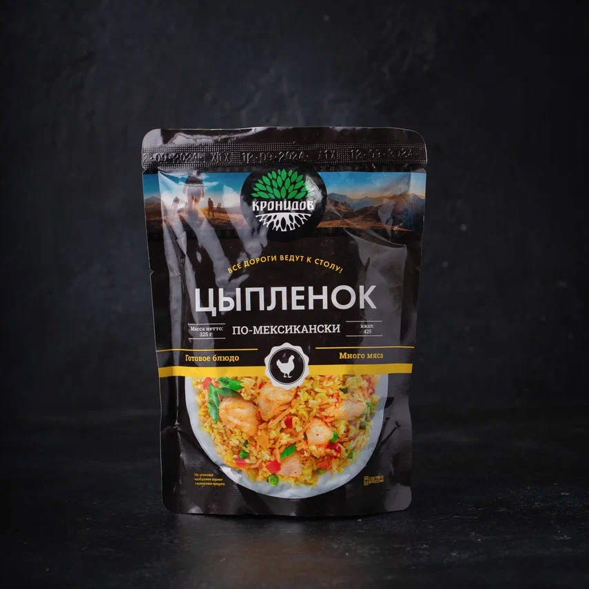 Консервы (Кронидов) Цыпленок по-мексикански (325г.)_3