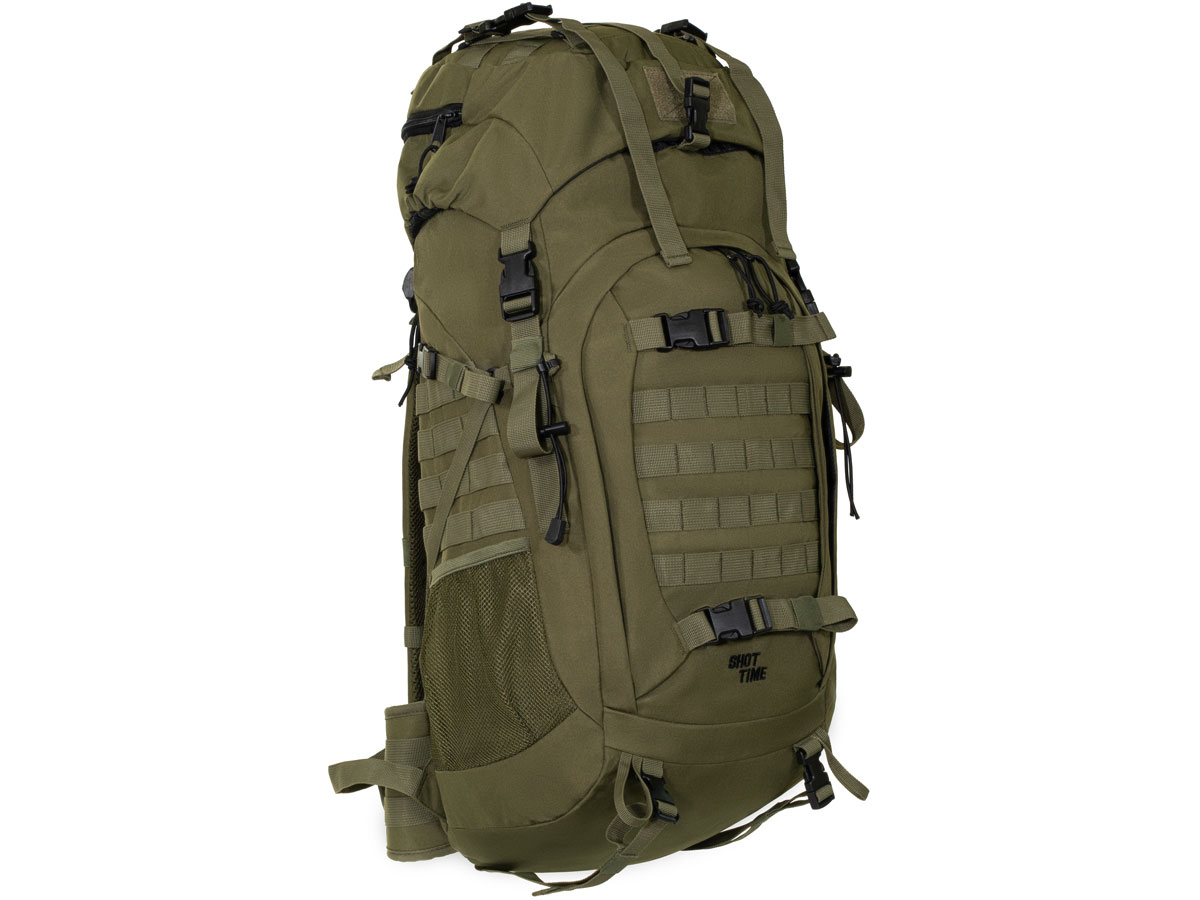 Рюкзак (ShotTime) туристический Tactical (Molle, 50 л, ПВХ 600D, 68х28х22 см, Олива)2