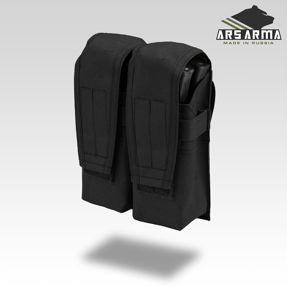 Подсумок (Ars Arma) А-18 AK Слот на 4 магазина LC (Molle, Закрытый, Черный)