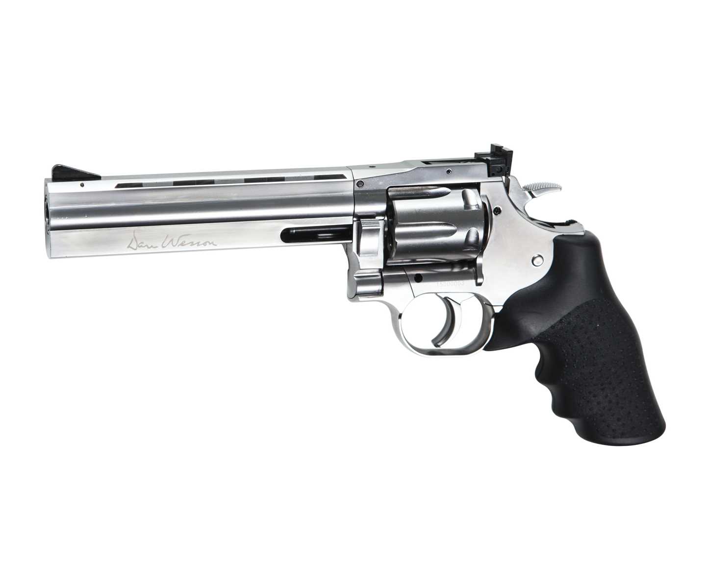 Револьвер пневматический (ASG) Dan Wesson 715-6 Silver (4.5мм) 1