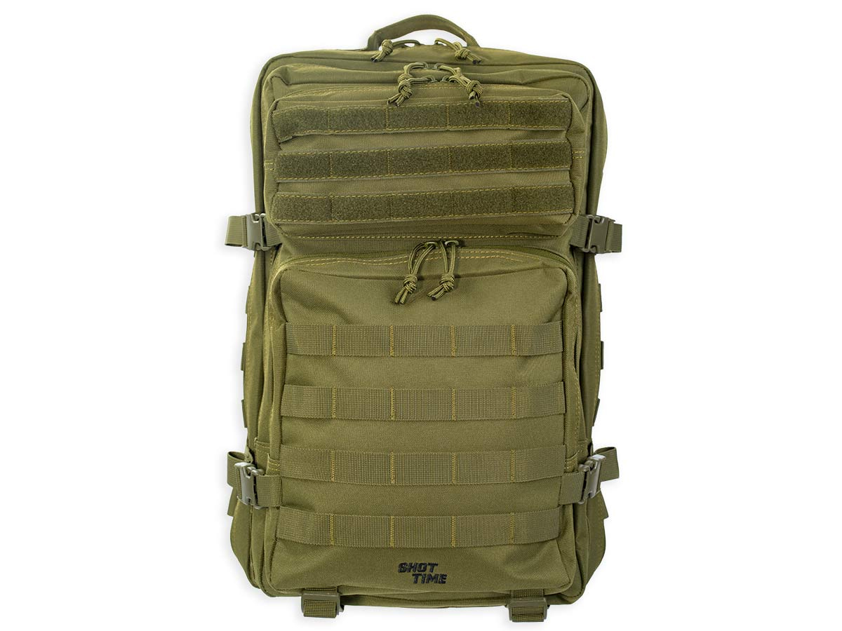 Рюкзак (ShotTime) городскойтактический Basic (Molle, 25 л, Полиэстер 900D, 45х31х15 см, Олива)3