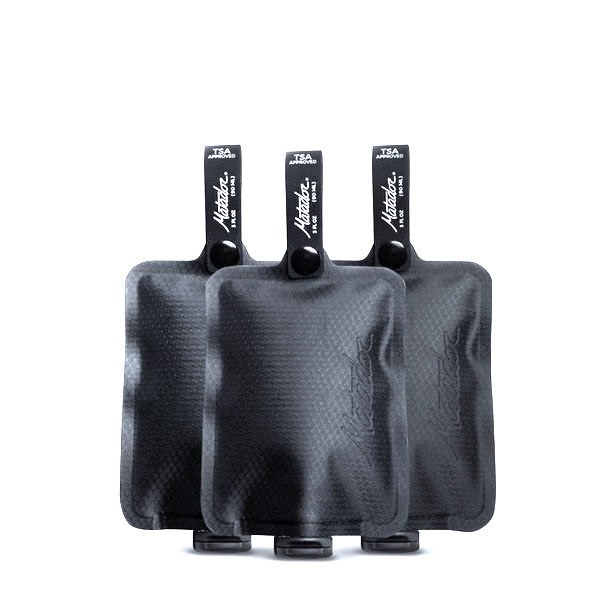 Набор флаконов (Matador) FlatPak Toiletry Bottle (Водонепроницаемый нейлон Cordura, Чёрный, 90мл, 34.5г.) 1