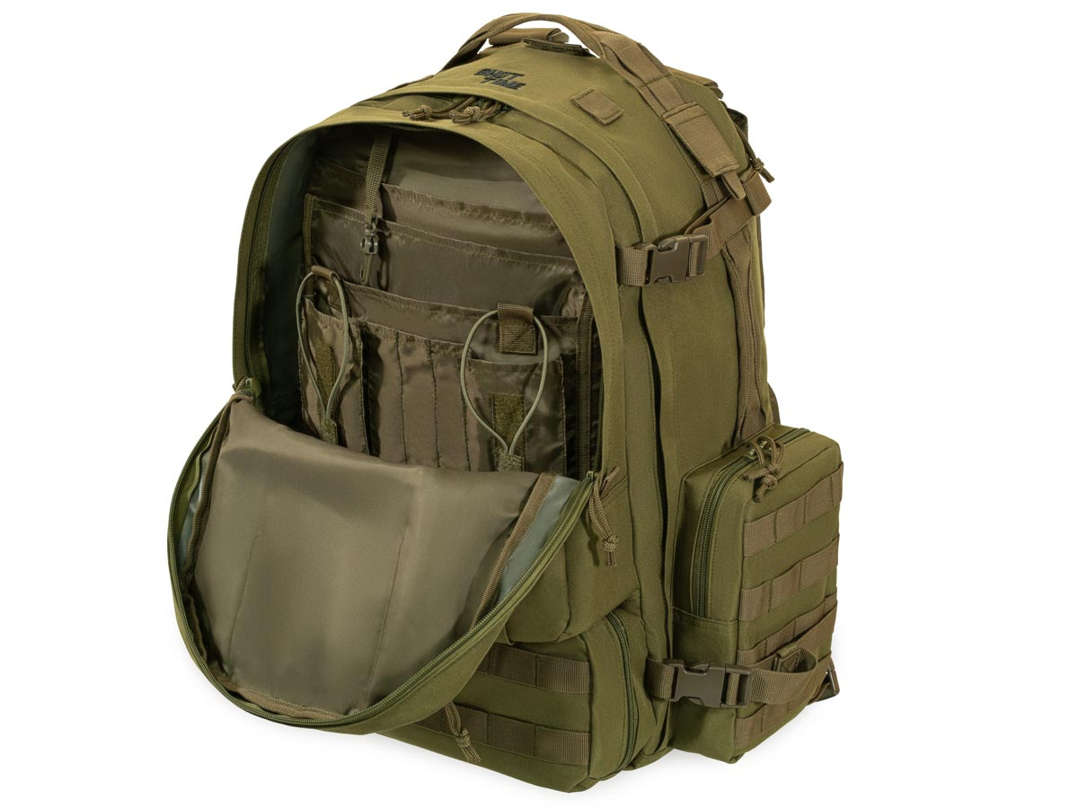 Рюкзак (ShotTime) тактический Tactical (Molle, 50 л, Полиэстер 600D, 55х32х30 см, Олива)7
