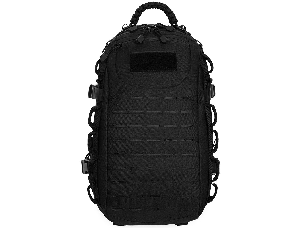 Рюкзак (ShotTime) городскойтактический Tactical (MM, 26 л, ПВХ 600D, 48х27х18 см, Черный)3