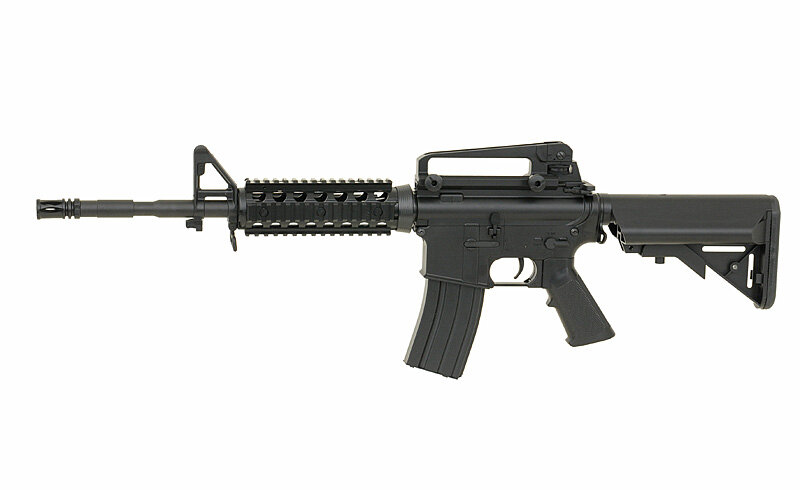 Автомат (Cyma) M4 (CM507, Нейлон, Складной приклад, Черный)_2