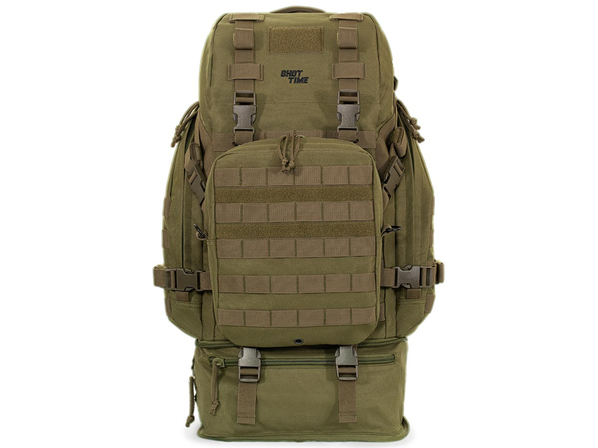 Рюкзак (ShotTime) тактический Tactical (Molle, 45 л, Полиэстер 600D, 60х29х23 см, Олива)3