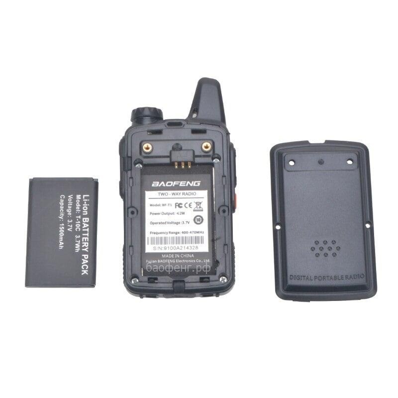 Комплект раций (Baofeng) BF-T1 Mini_5