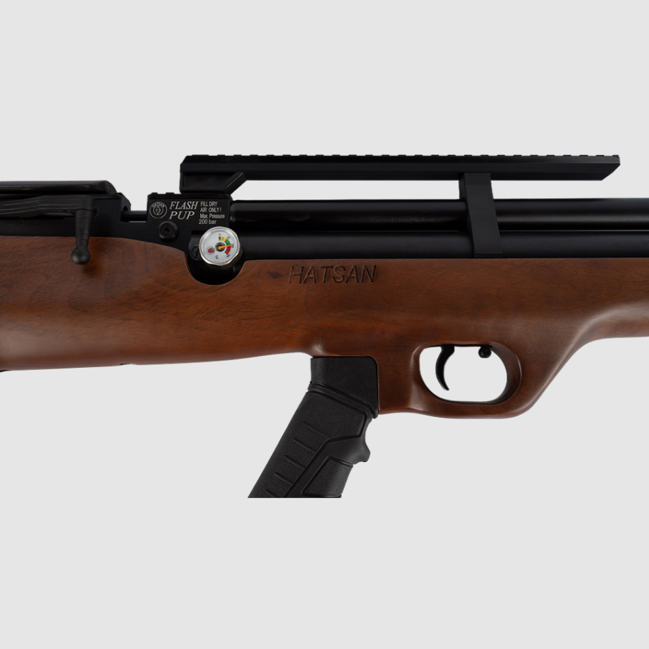 Винтовка пневматическая (Hatsan) FLASHPUP QE (6.35мм, 3Дж, Дерево)_4