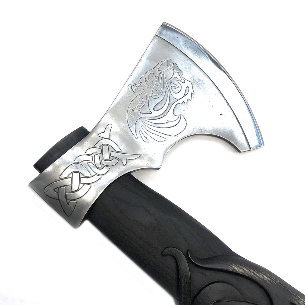 Топор (Art Варг) Хранитель Тигр (50-52 HRC, Черный, Овенколь, Чехол)_2