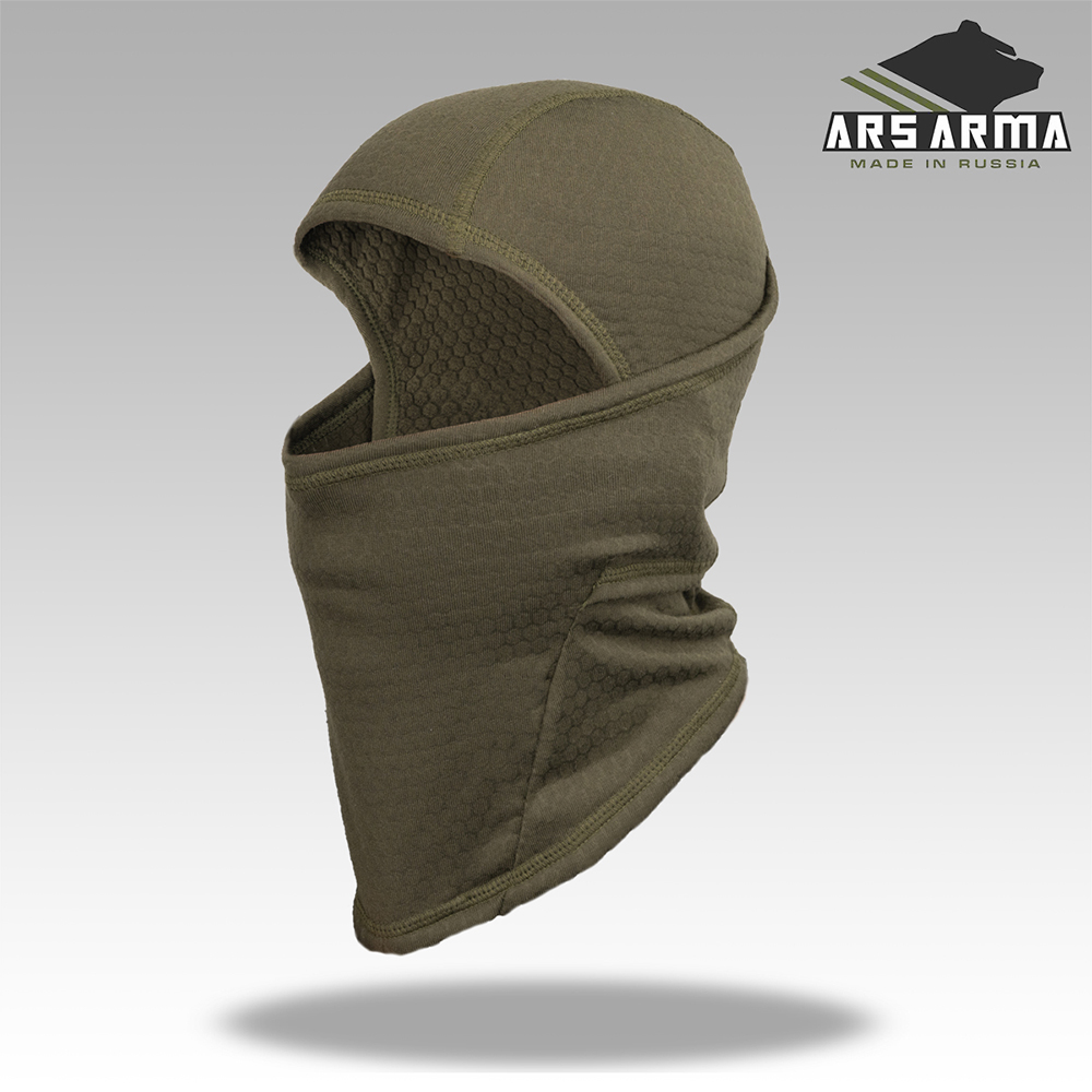 Балаклава (Ars Arma) маска Роршах (Флис Кубик, Ranger Green)