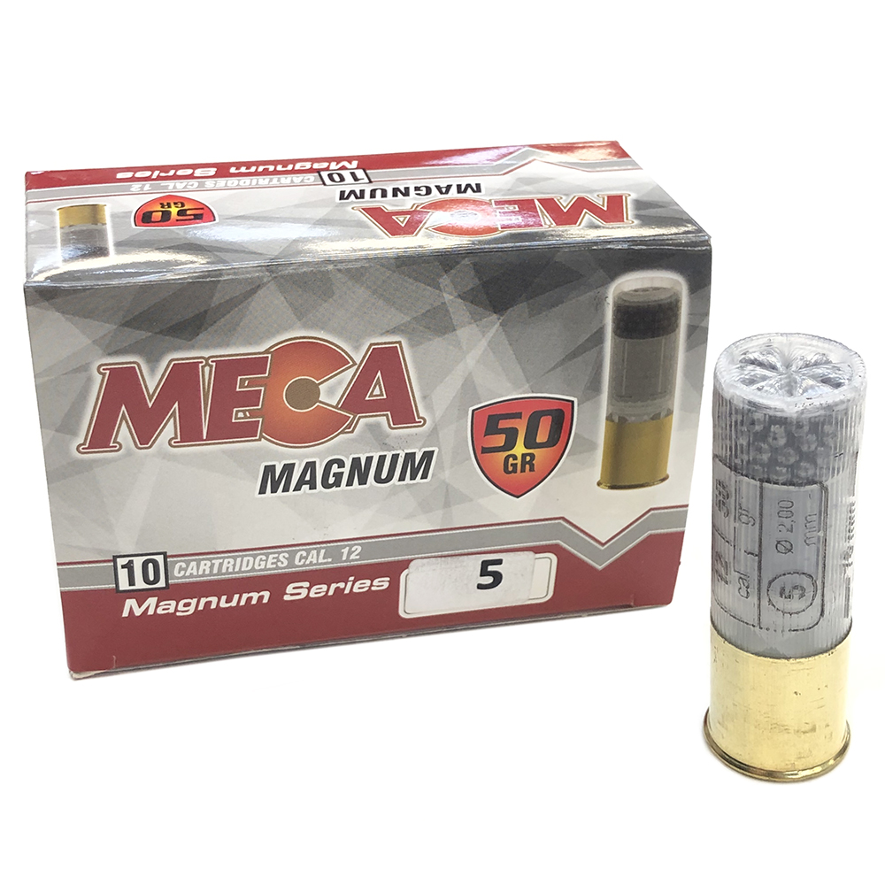 Патрон 12x76 (Meca) Дробь Magnum № 5, 32 гр. (пачка 10 шт.)