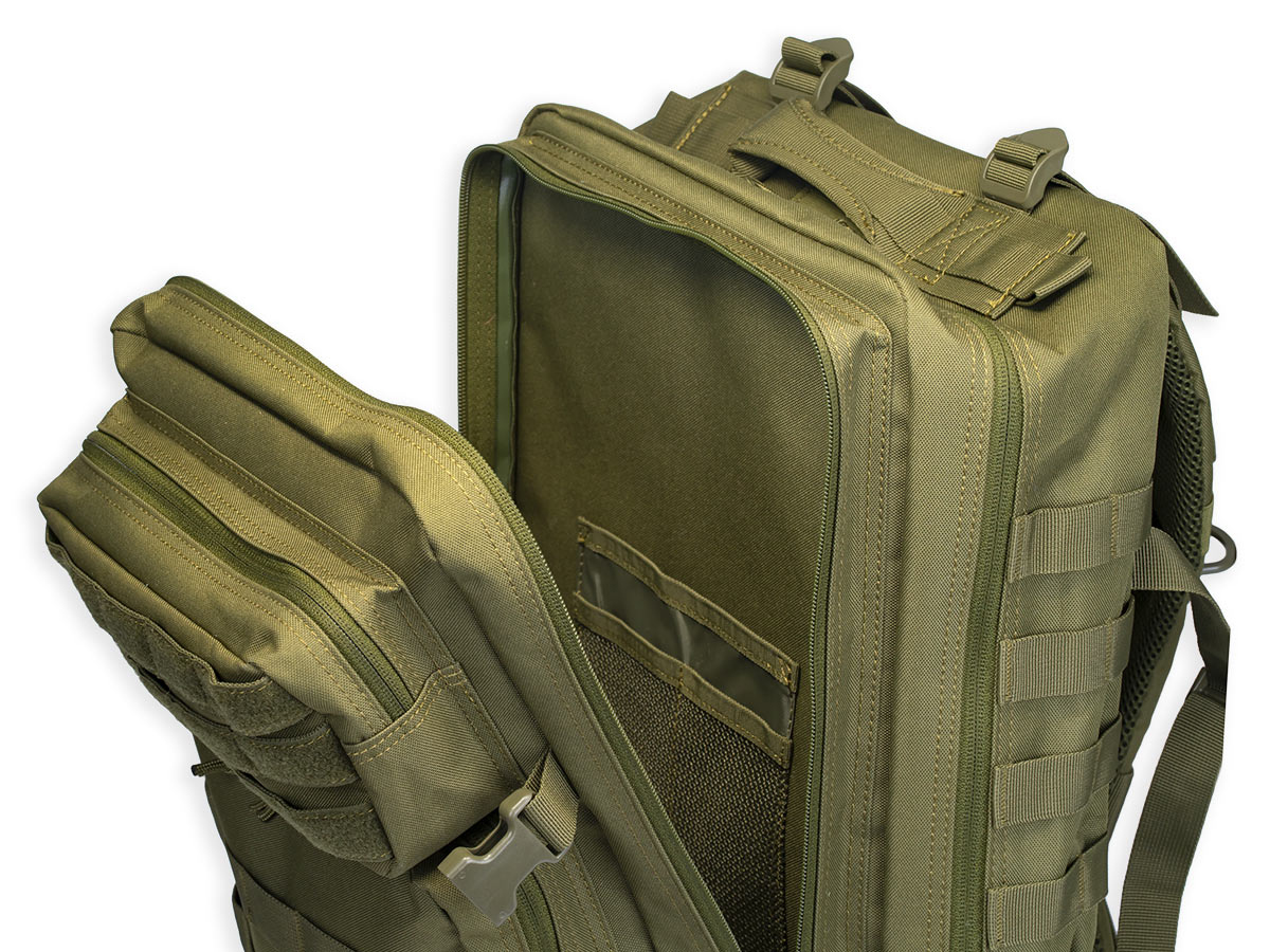 Рюкзак (ShotTime) городскойтактический Basic (Molle, 25 л, Полиэстер 900D, 45х31х15 см, Олива)8