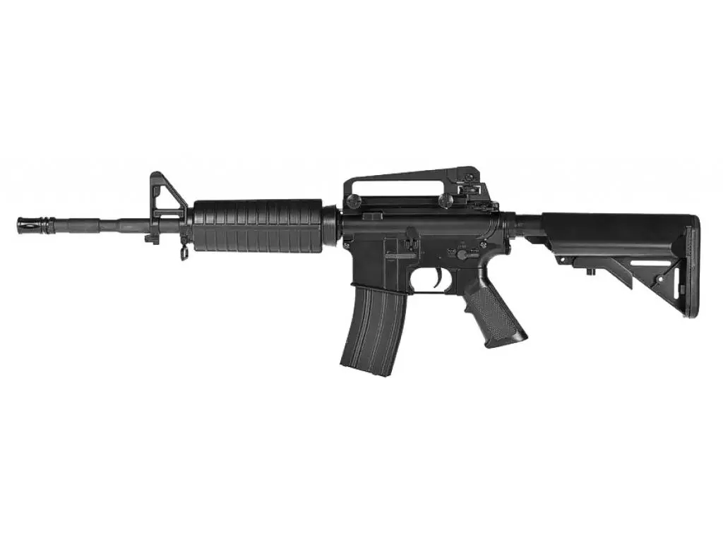 Автомат (Cyma) M4 (CM510, Нейлон, Складной приклад, Черный)_2