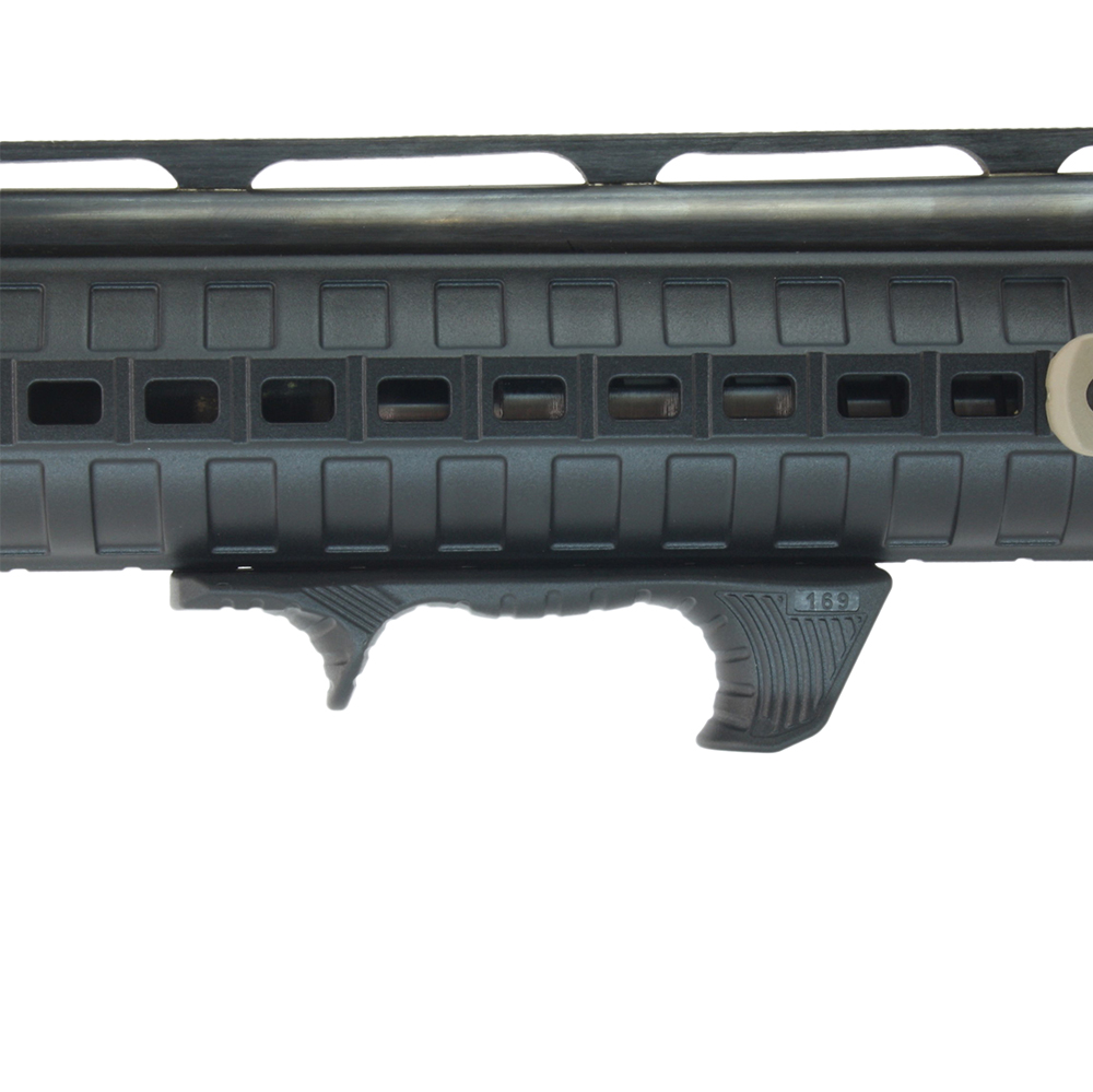 Упор (DLG Tactical) на цевье с QD базой (M-Lok, 13x2.7x3.3 см, 50 г, Черный)_5