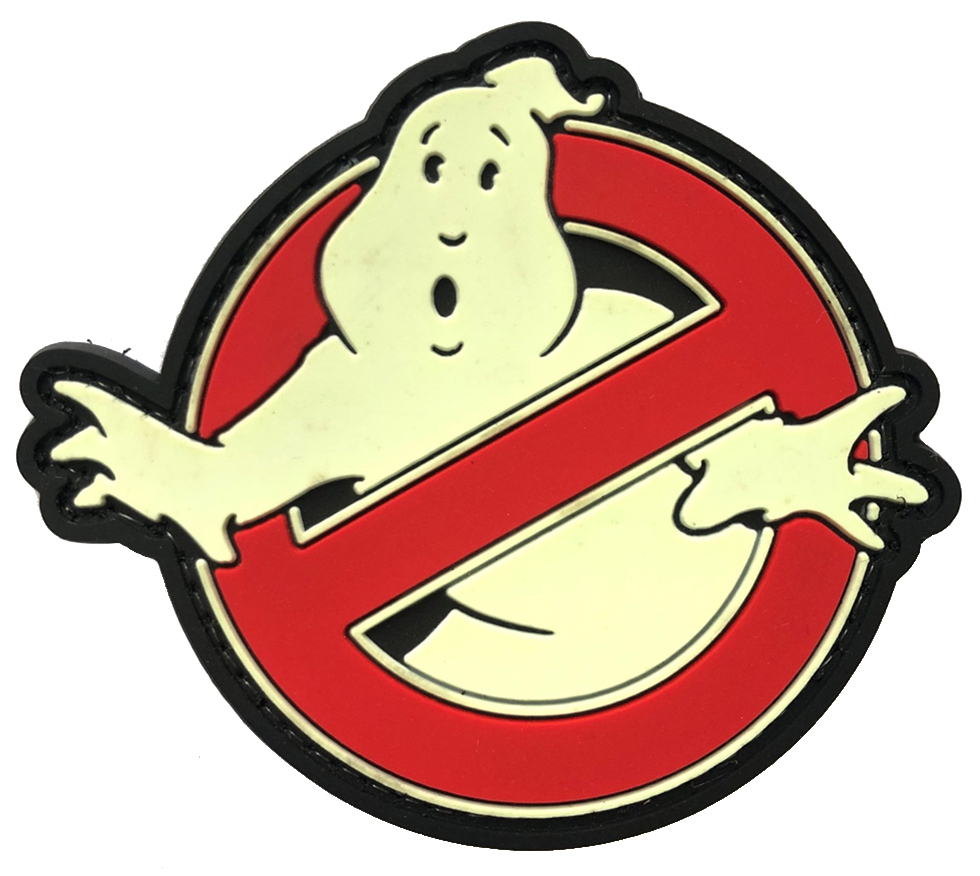 Нашивка Ghostbusters (ПВХ_PVC) Охотники за привидениями