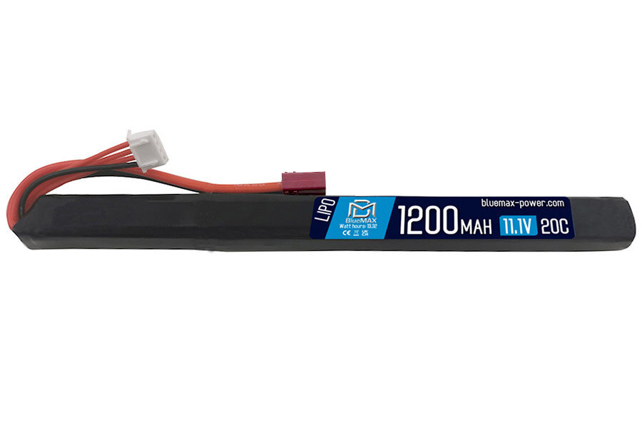 Аккумулятор (BlueMAX) 11.1V LiPo 1200mAh AK Stick (20C, 14.5x14x185, АК-серия)