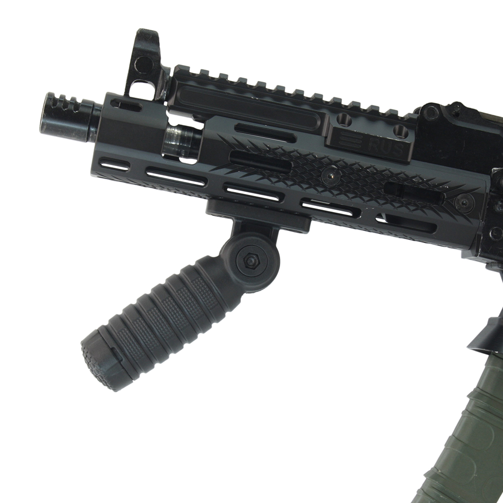 Рукоять (DLG Tactical) на цевье тактическая складная (5.5х3.5х12.5 см, Полимер, M-Lok, Черный)_3