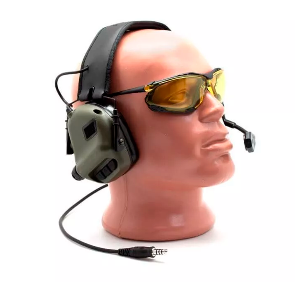 Активные наушники (EARMOR) ME5 Nogel Military Edition (22-82 дБ, микр., разьем для тангеты, Хаки)3