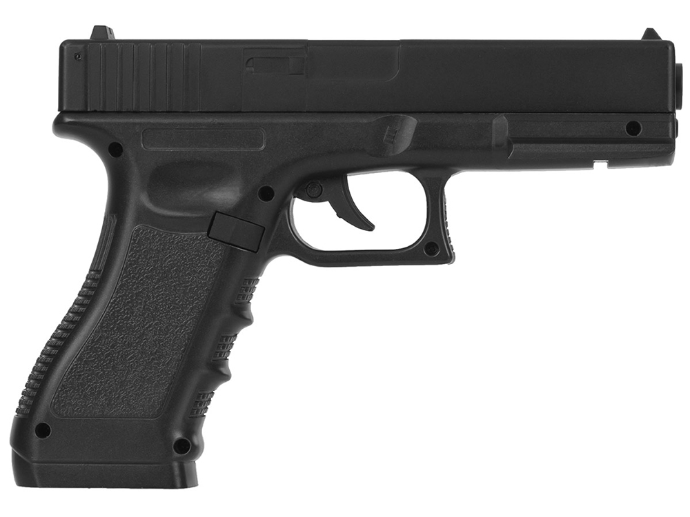Пневматический пистолет (Stalker) S17GM аналог Glock17 (кал. 4.5мм, Черный)_2