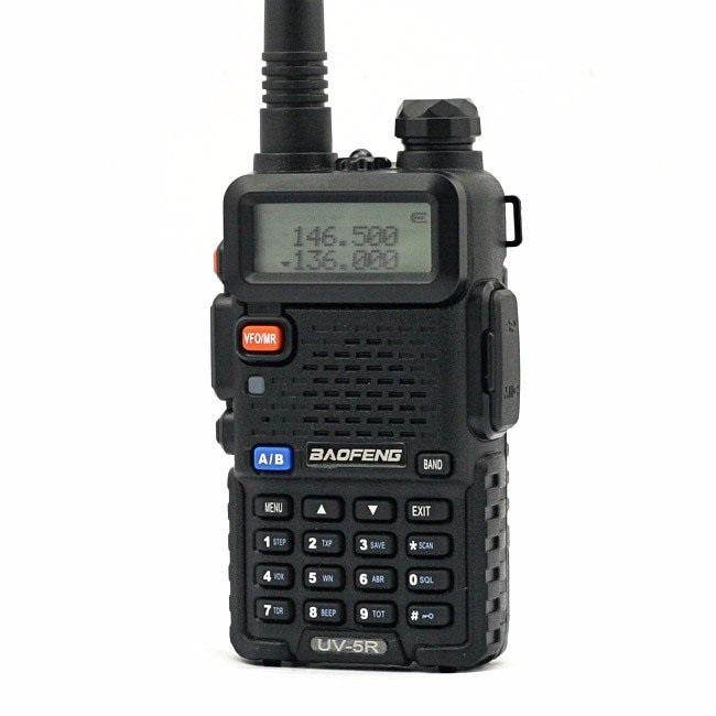 Рация (Baofeng) UV-5R (до 8 Ватт, 2 режима, VHFUHF, до 5 км, 1800mAh, Черный)_1