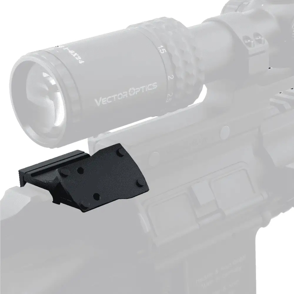 Крепление (Vector Optics) для колиматора Frenzy MOJ (Weaver, Наклон правый 45°, 6063-T6, Вес 23 г)_4