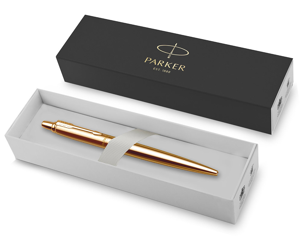 Ручка шариковая (Parker) Jotter 70th Anniversary (Gold GT, F, Синие чернила)_2
