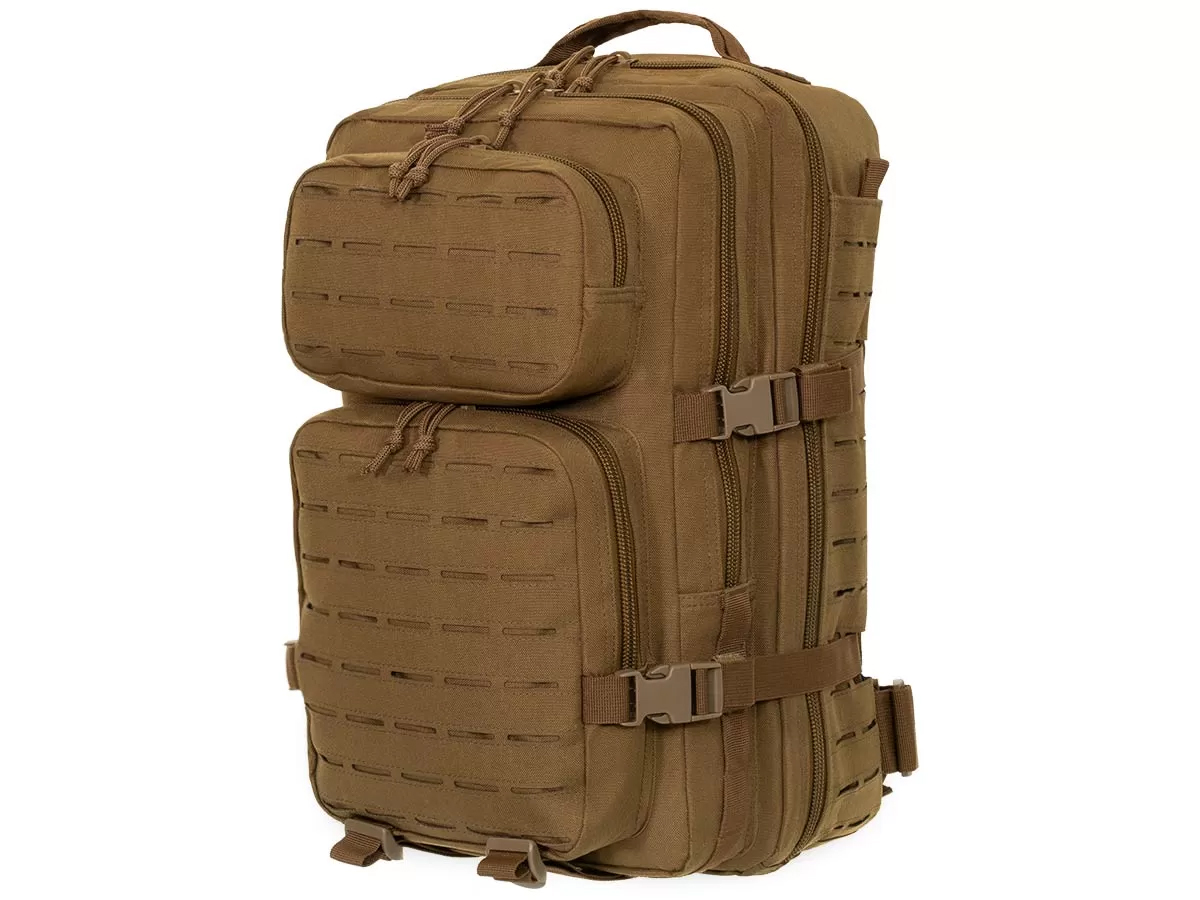 Рюкзак (ShotTime) городскойтактический Tactical (MM, 30 л, Полиэстер 600D, 48х31х30 см, Койот)