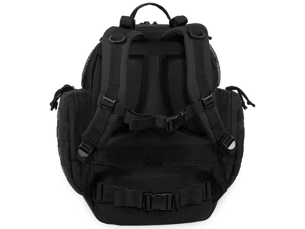 Рюкзак (ShotTime) городской тактический Tactical (Molle, 36 л, ПВХ 600D, 45х39х20 см, Черный)4
