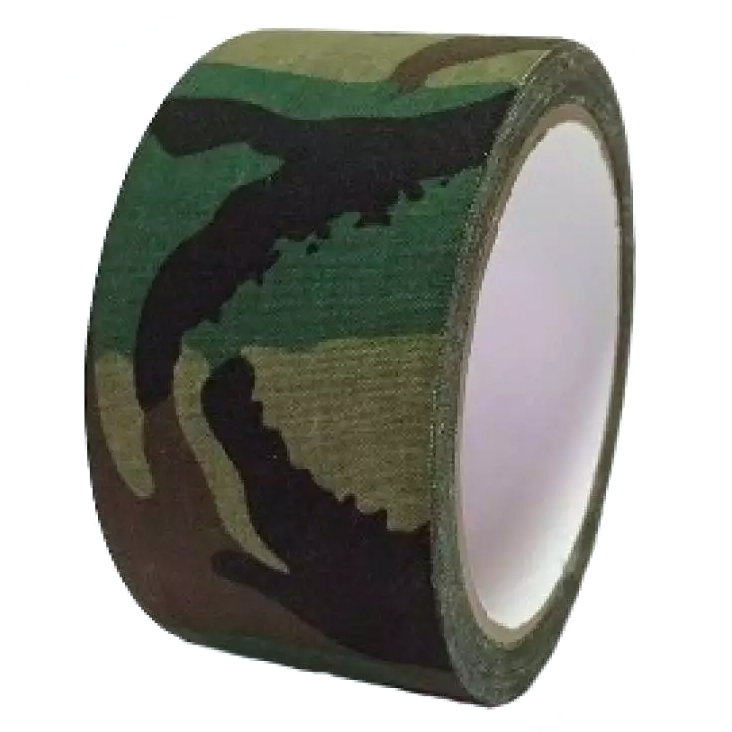Лента камуфляжная (Anbison Sports) эластичная (50мм, 10м, Когезивная, Woodland)