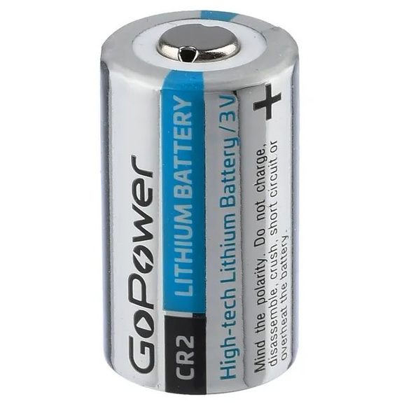 Батарейка CR2 (GoPower) (CR21BL, 3 вольта, 1шт, блистер)_2