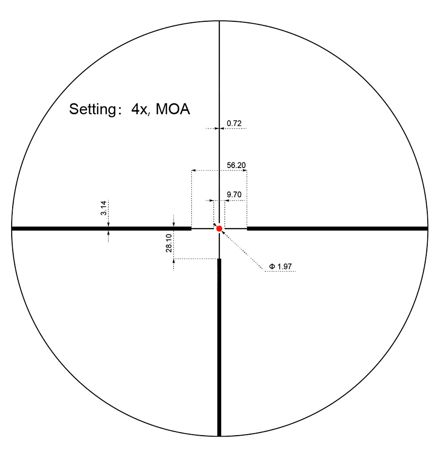 Прицел оптический (Vector Optics) CONTINENTAL 1-8x24 Hunting ED (30 мм, SFP, German-4Грав, Подсвет)_4