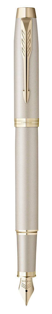Ручка перьевая (Parker) IM Professionals (Monochrome Champagne, F, Синие чернила)