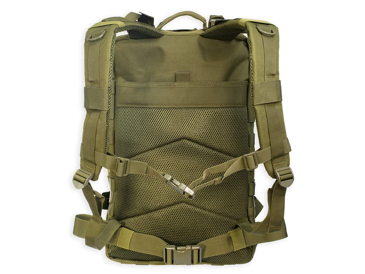 Рюкзак (ShotTime) городскойтактический Basic (Molle, 25 л, Полиэстер 900D, 45х31х15 см, Олива)4