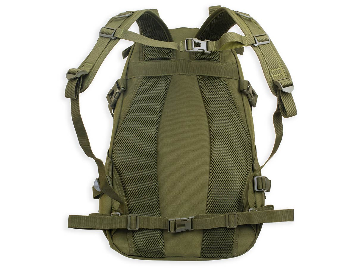 Рюкзак (ShotTime) городской Basic (Molle, 25 л, Полиэстер 900D, 51х31х15 см, Олива)4