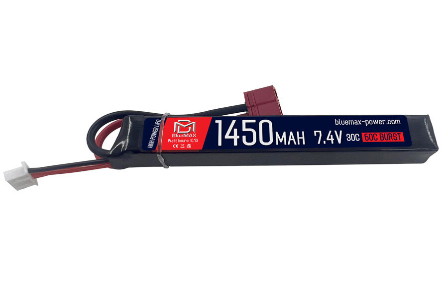 Аккумулятор (BlueMAX) 7.4V LiPo 1450mah с Т-разъемом