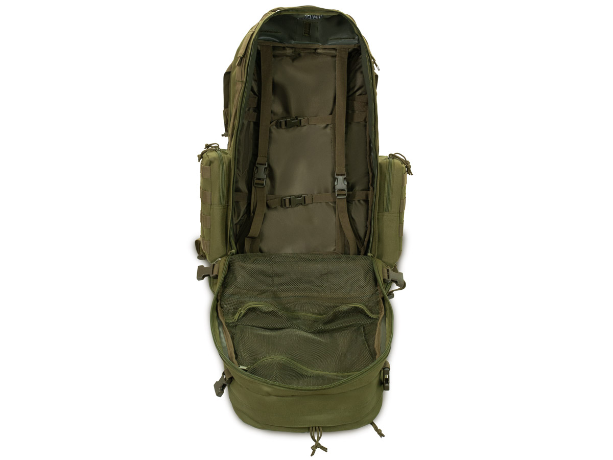 Рюкзак (ShotTime) тактический Tactical (Molle, 50 л, Полиэстер 600D, 55х32х30 см, Олива)5