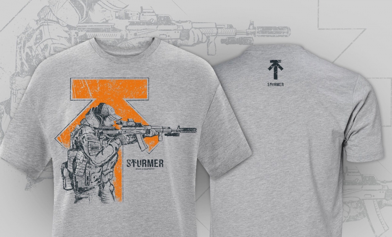 Футболка Sturmer Warrior, серая