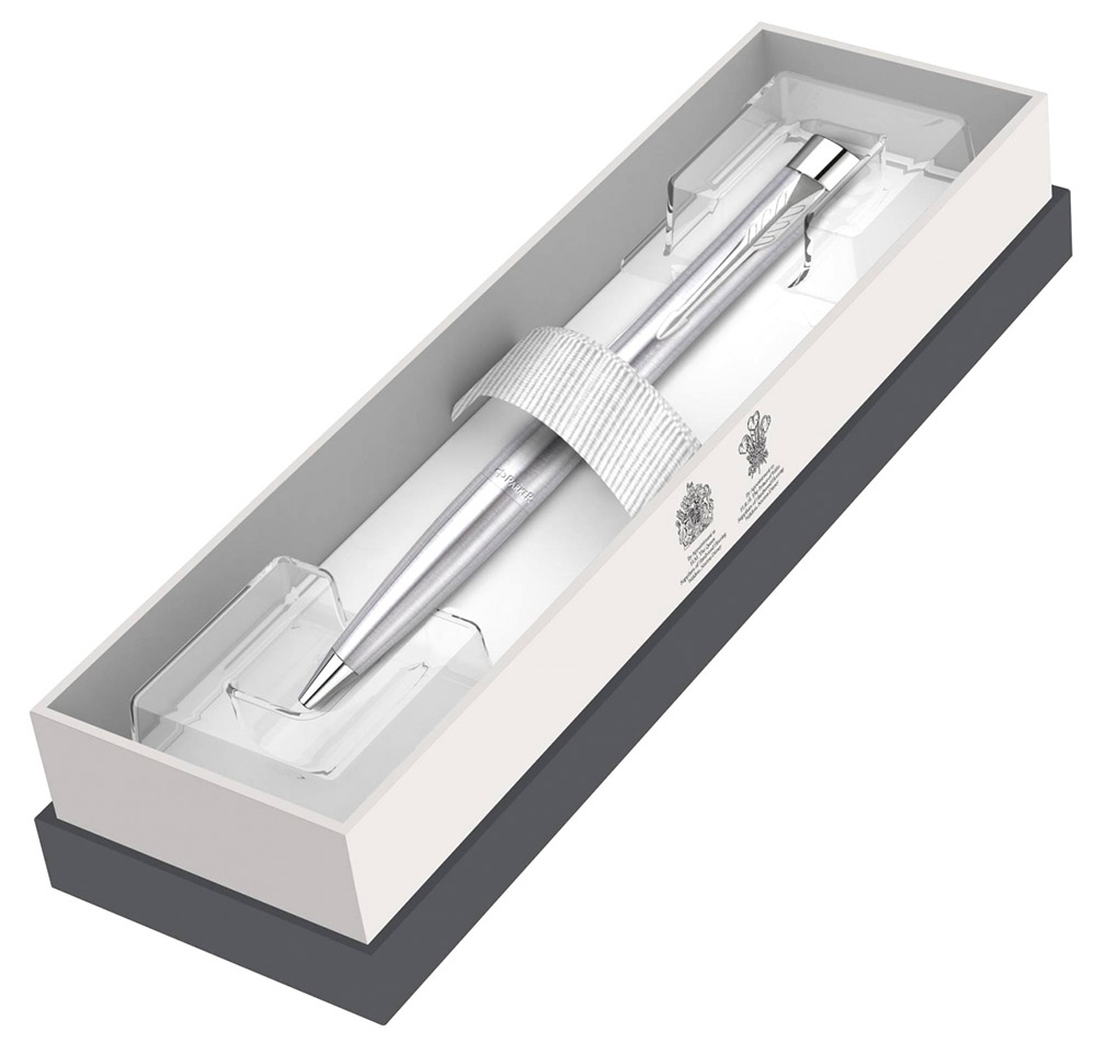 Ручка шариковая (Parker) Urban Core K314 (Metro Metallic CT, M, Черные чернила)2