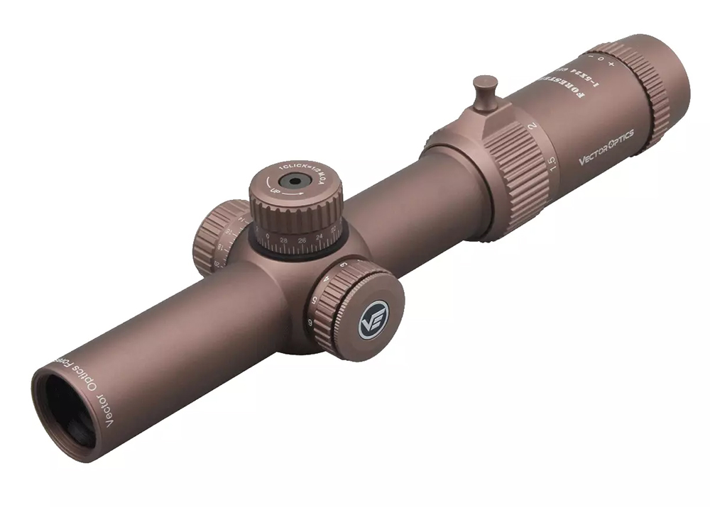 Прицел оптический (Vector Optics) FORESTER 1-5х24 GEN II (30 мм, SFP, VFD-2Травление, Подсветка)
