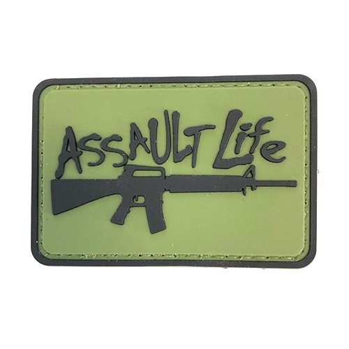 Нашивка Assault Life (ПВХ_PVC, Олива)