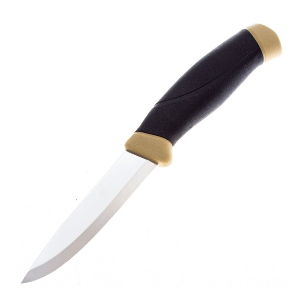 Нож (Morakniv) Companion Desert (Нержавеющая сталь, Чёрно-песочная рукоять) _1