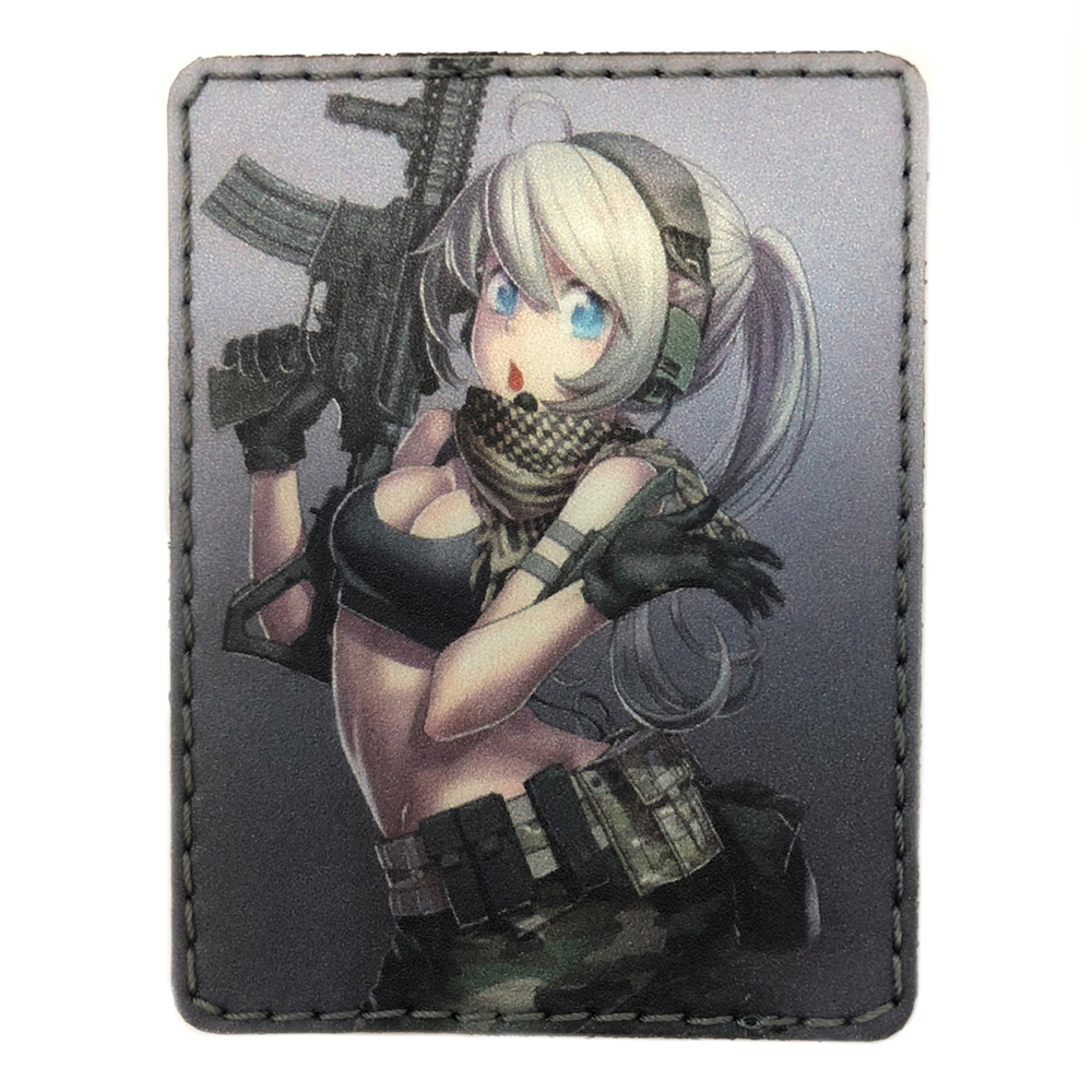 Нашивка Аниме Девочка c М4