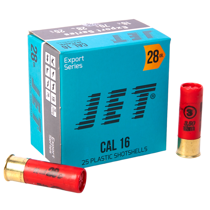 Патрон 16x70 (JET) Дробь № 3, 28 гр.,(пачка 25 шт.)