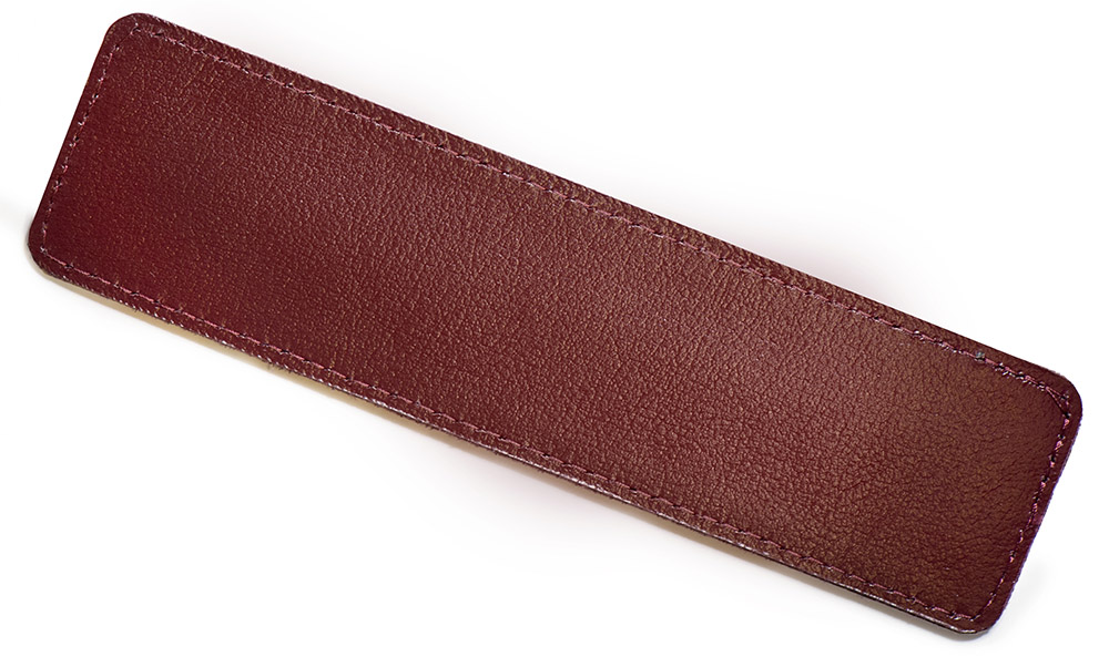 Чехол (Parker) из натуральной кожи (Monochrome Brown, Замша, Тиснение)_2
