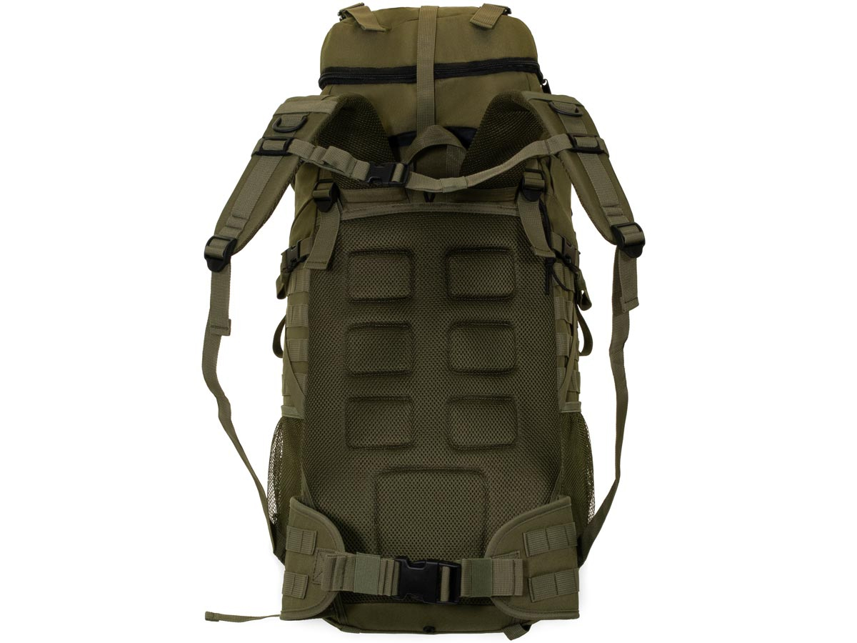 Рюкзак (ShotTime) туристический Tactical (Molle, 50 л, ПВХ 600D, 68х28х22 см, Олива)4