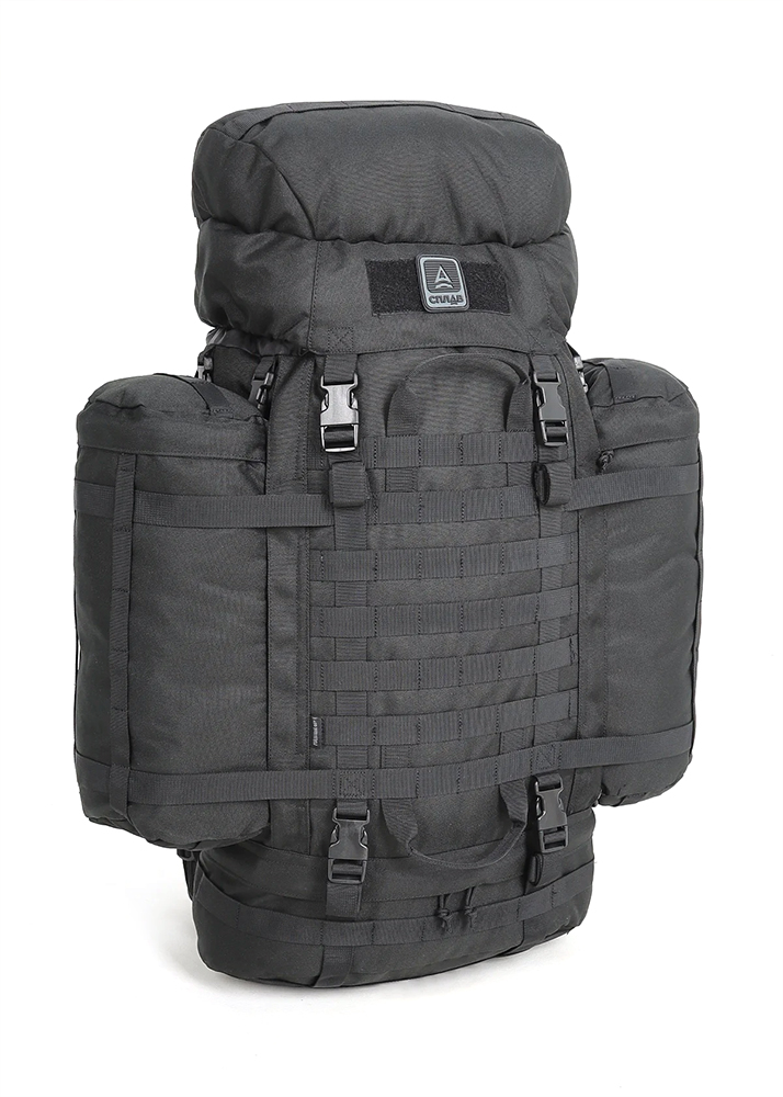 Рюкзак (Сплав) Рейдовый 60+ (60 литров, Polyester 900D, Черный)