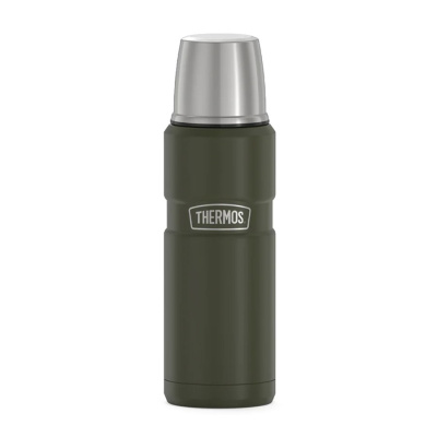 Термос (Thermos) SK-2000 AG (серия King, 0,47 л., ТеплоХолод 1224, Олива, 0,36 кг)
