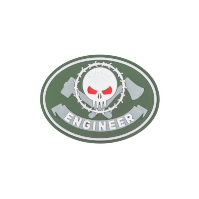 Нашивка (Стич Профи) Engineer (Велкро, ПВХPVC, Олива)